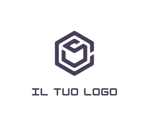 Viola Moderno Tecnologia e Gaming Logo