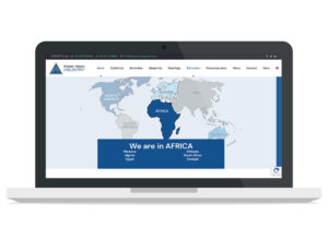 Sito web Food Tech Industry - visualizzazione desktop