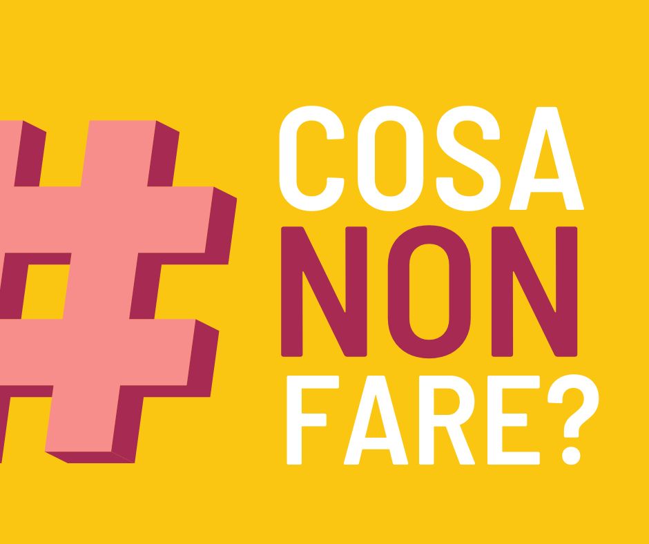 Hashtag, cosa non fare?